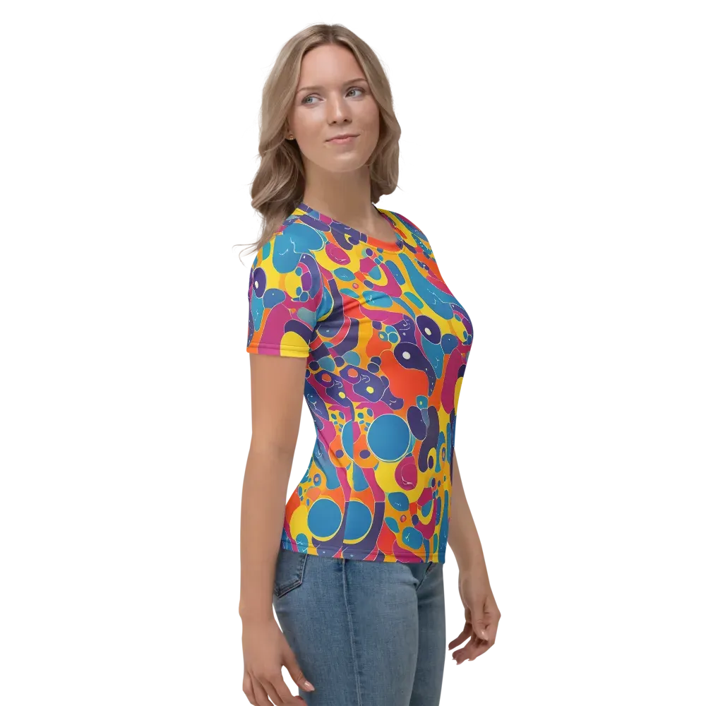 Pop Morphology on Women's Crew Neck T-Shirt — Right