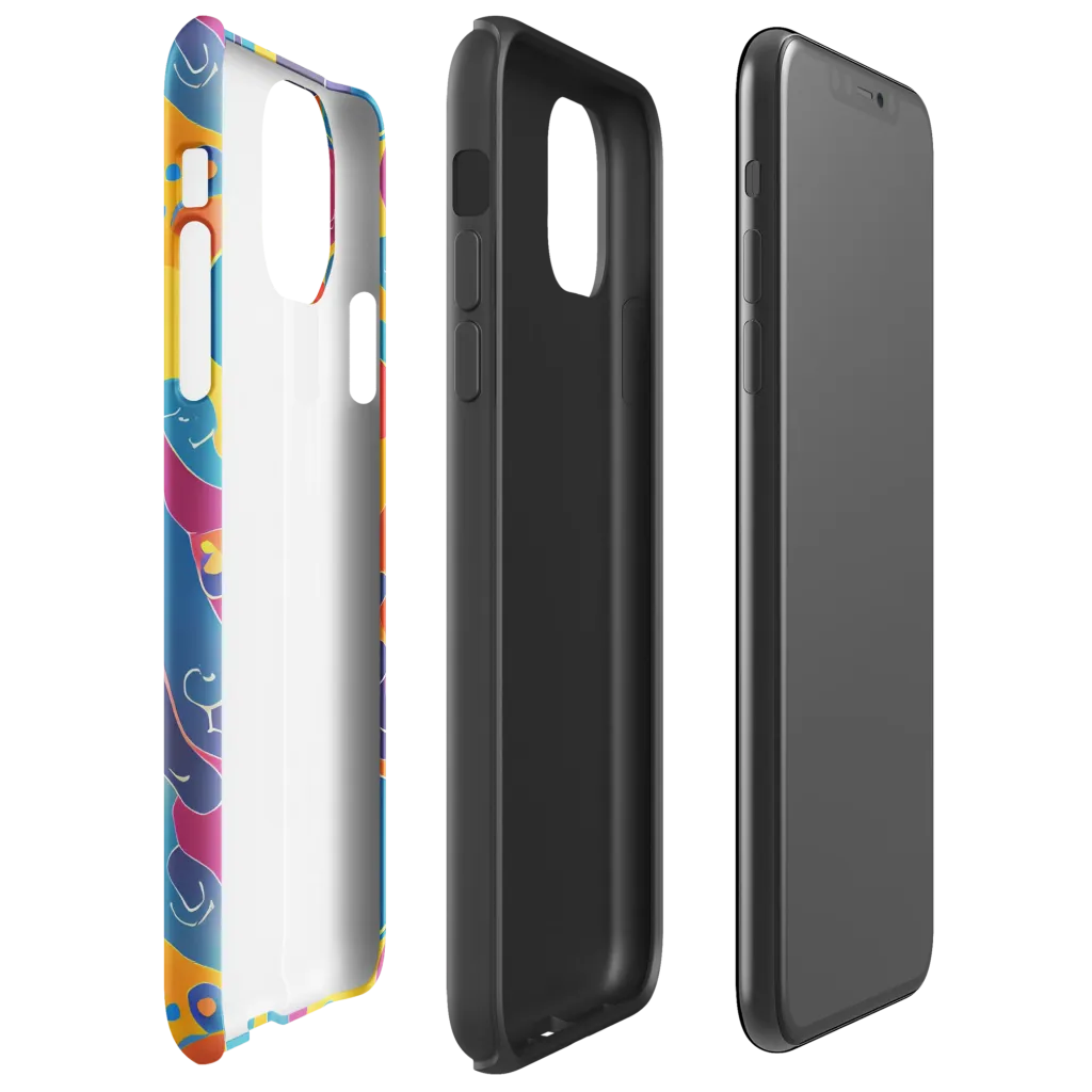 Pop Morphology on Tough Case for iPhone® — Right