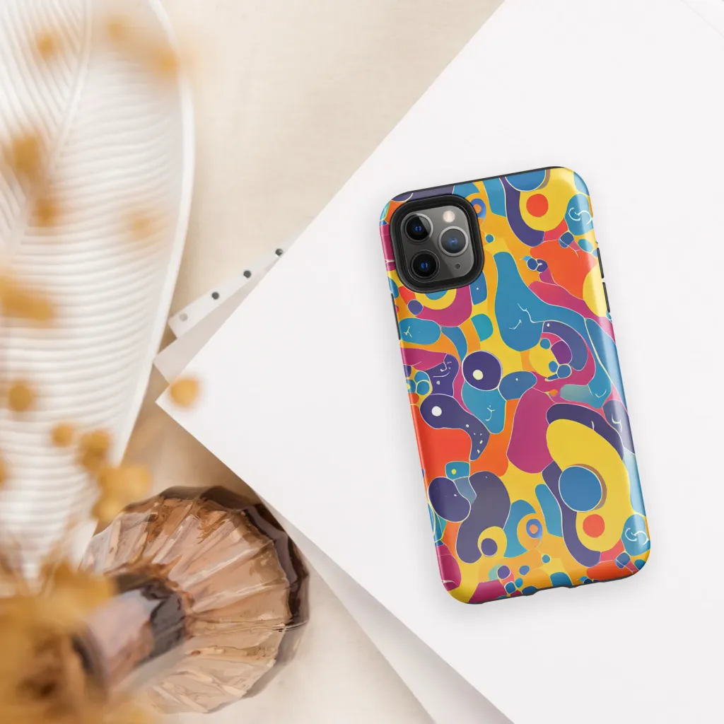 Pop Morphology on Tough Case for iPhone® — Front