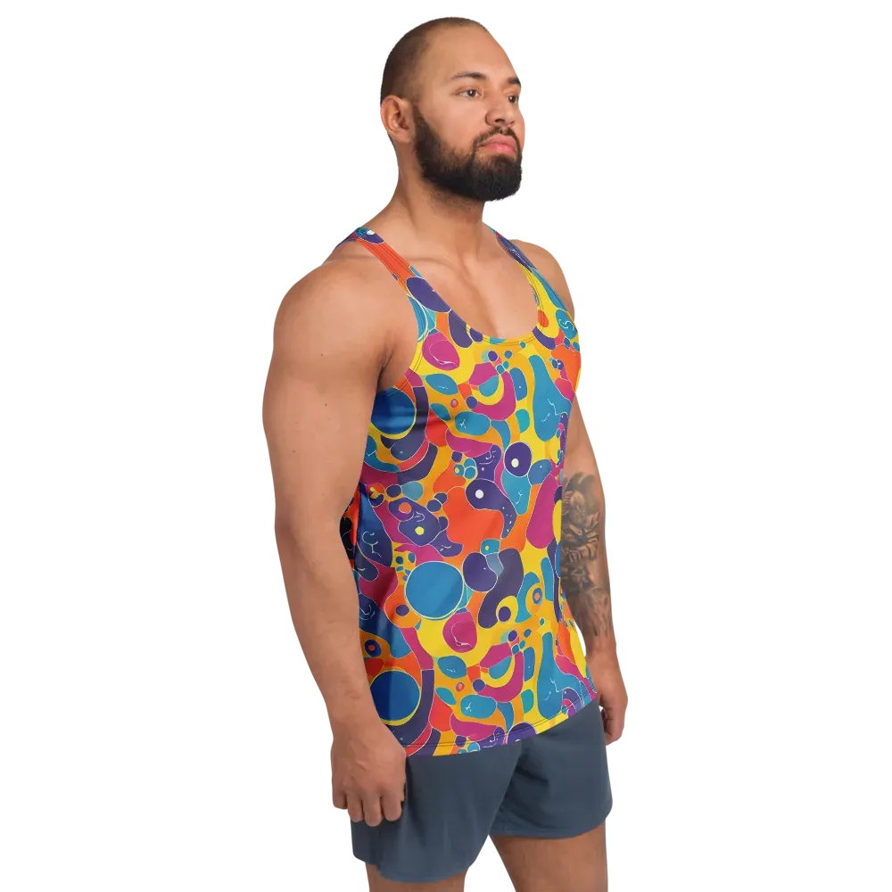 Pop Morphology on Men's Tank Top — Right Front