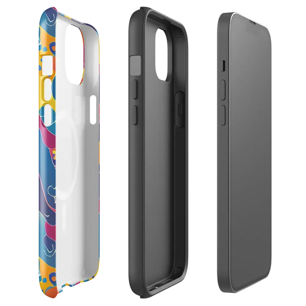 Pop Morphology on MagSafe Tough Case for iPhone® — Front