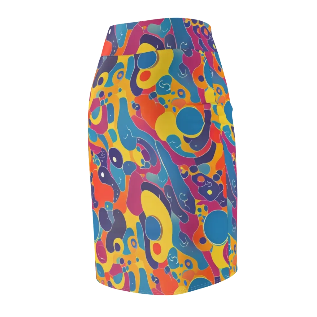 Pop Morphology on Pencil Skirt — Back Side