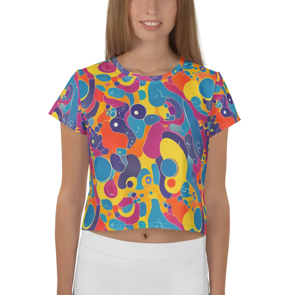 Pop Morphology on Crop Tee — Front