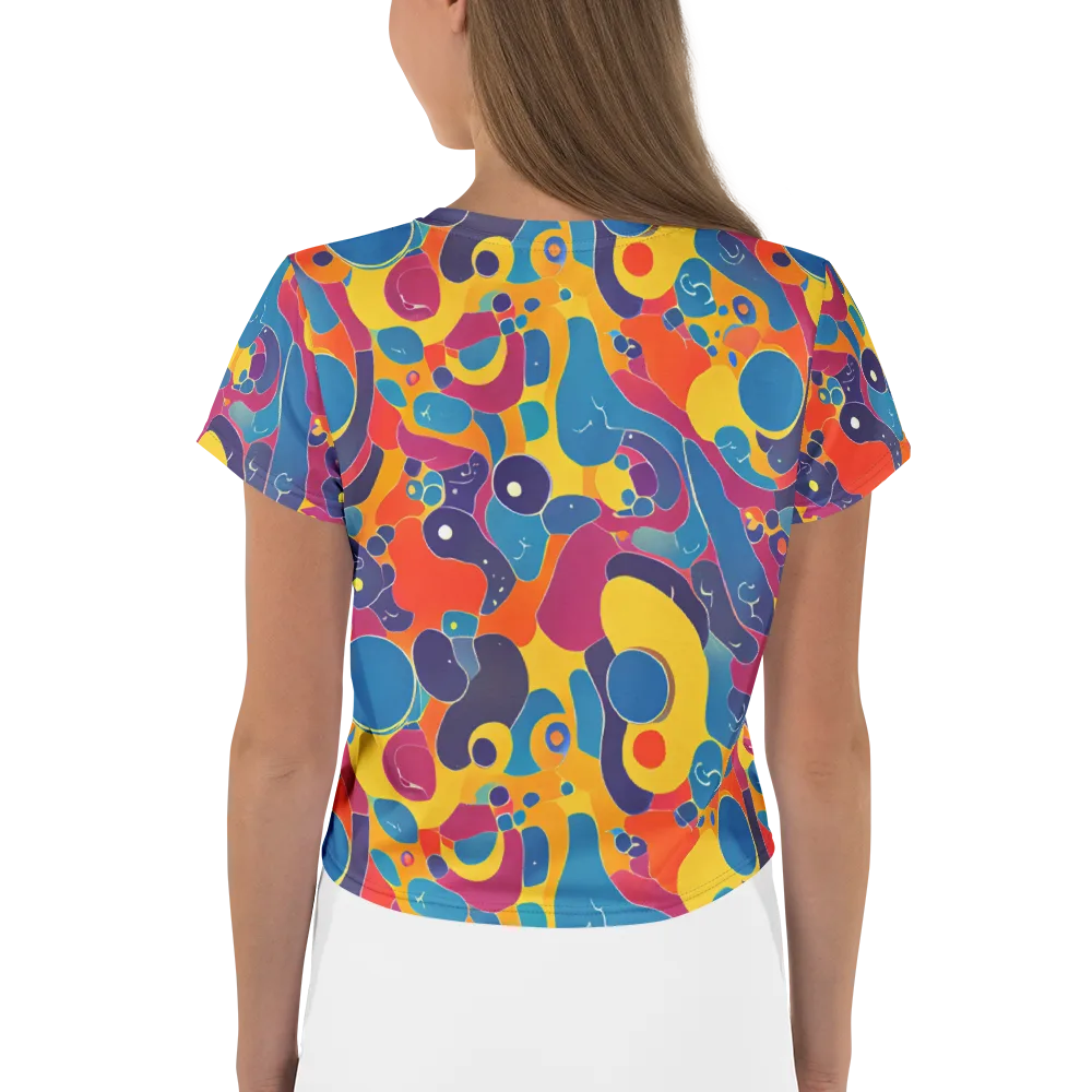 Pop Morphology on Crop Tee — Back