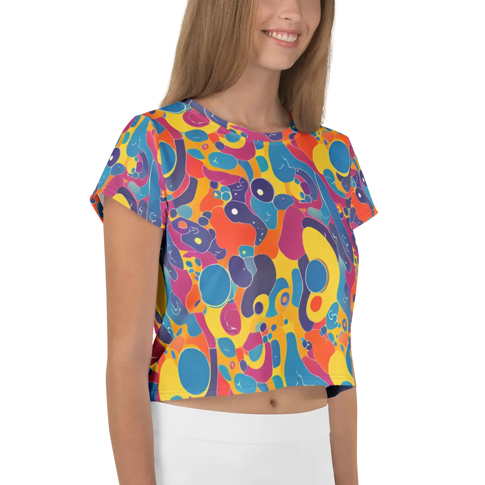 Pop Morphology on Crop Tee — Right