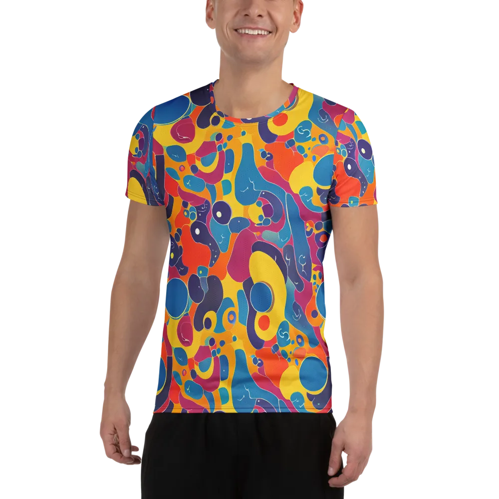 Pop Morphology on Men's Athletic T-Shirt — Front
