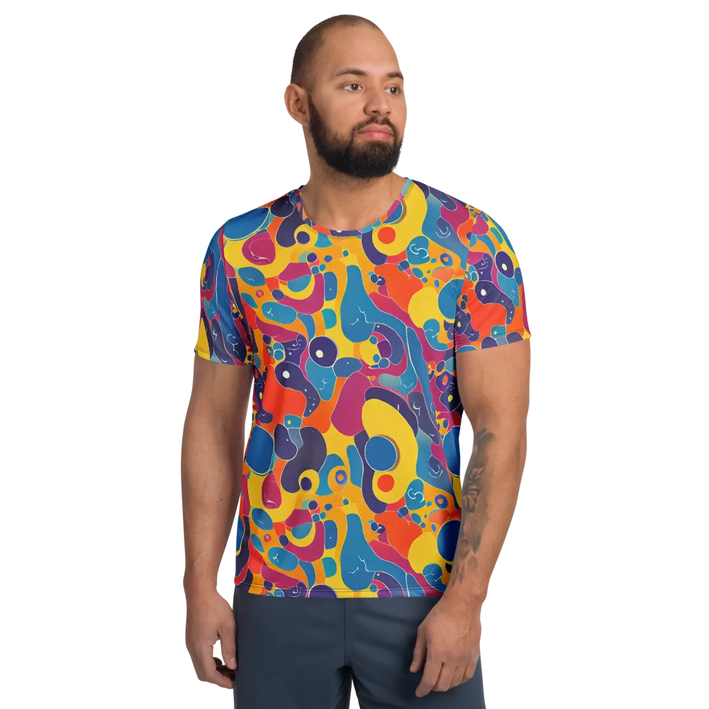 Pop Morphology on Men's Athletic T-Shirt — Front