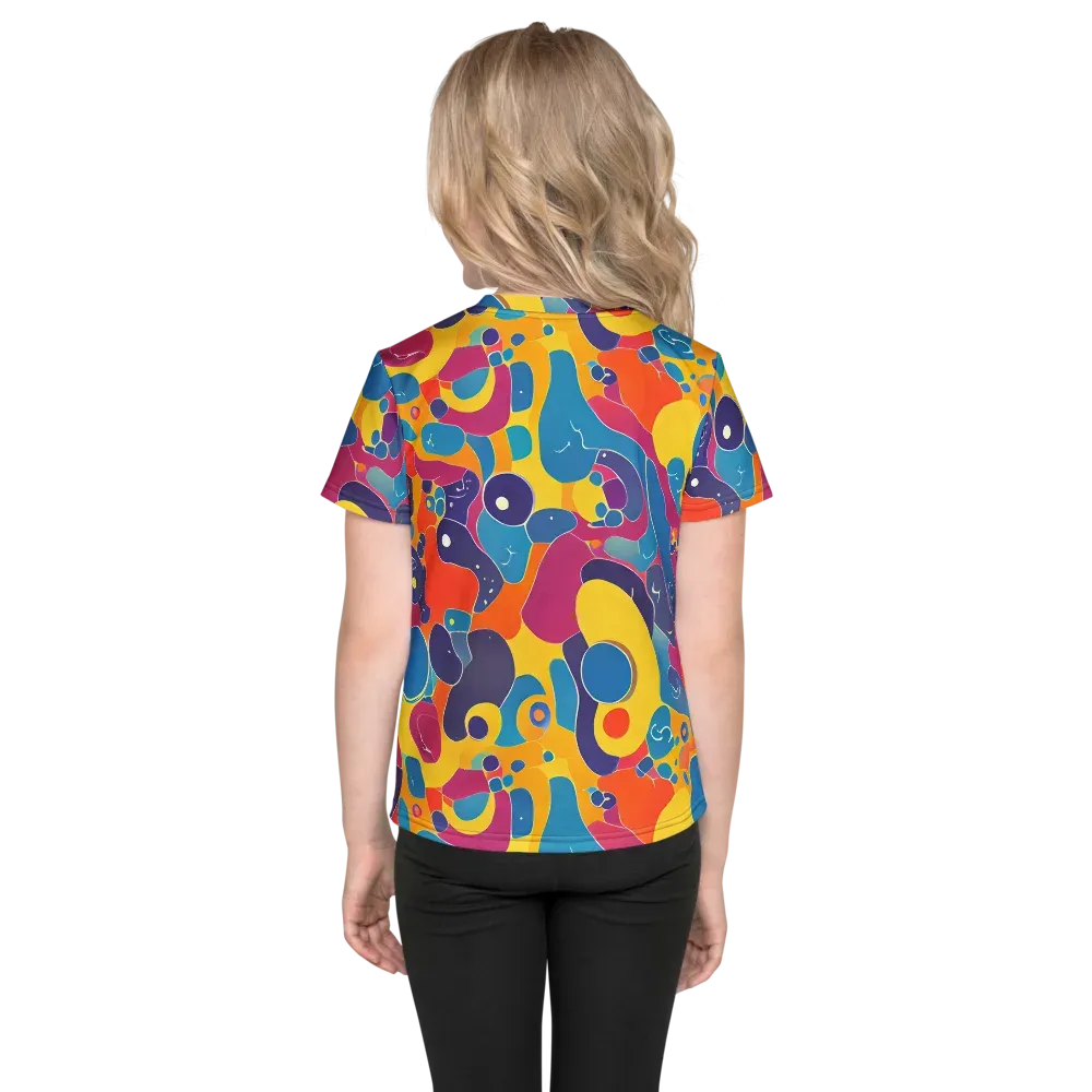 Pop Morphology on Kids Crew Neck T-Shirt — Back
