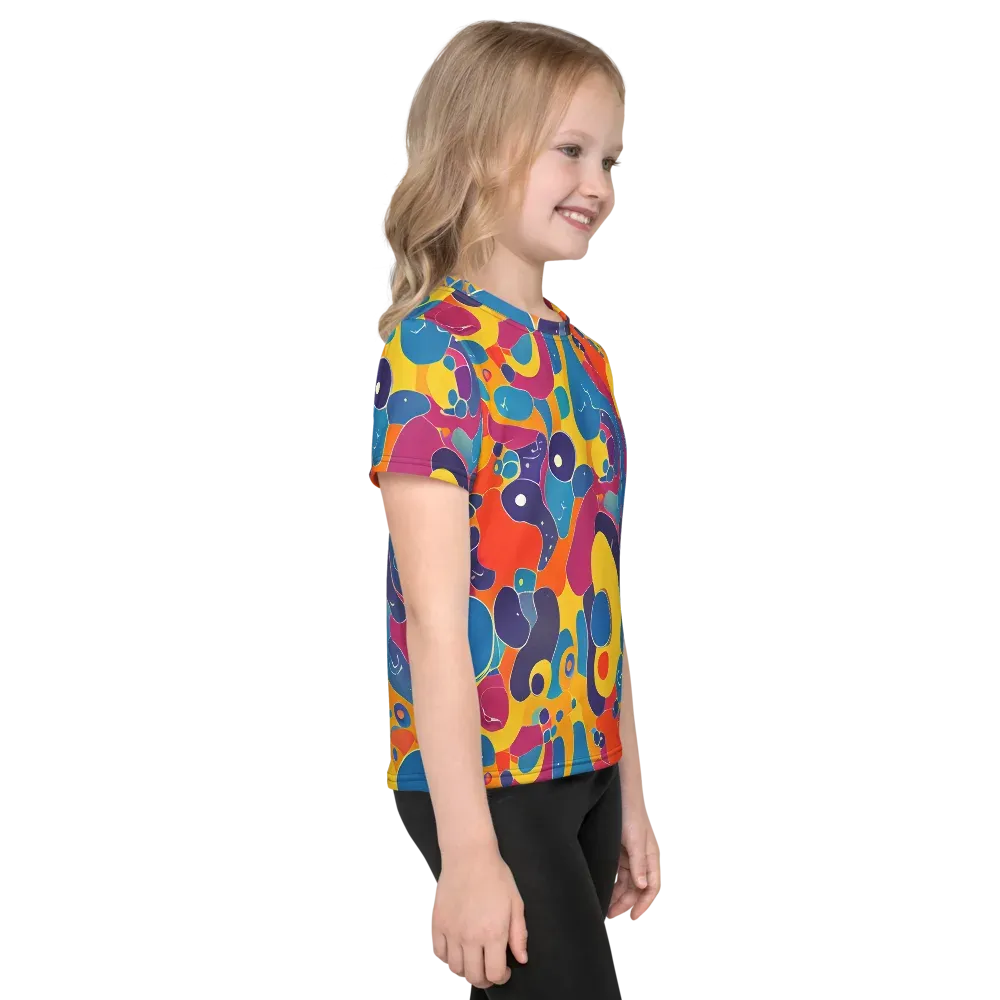 Pop Morphology on Kids Crew Neck T-Shirt — Right
