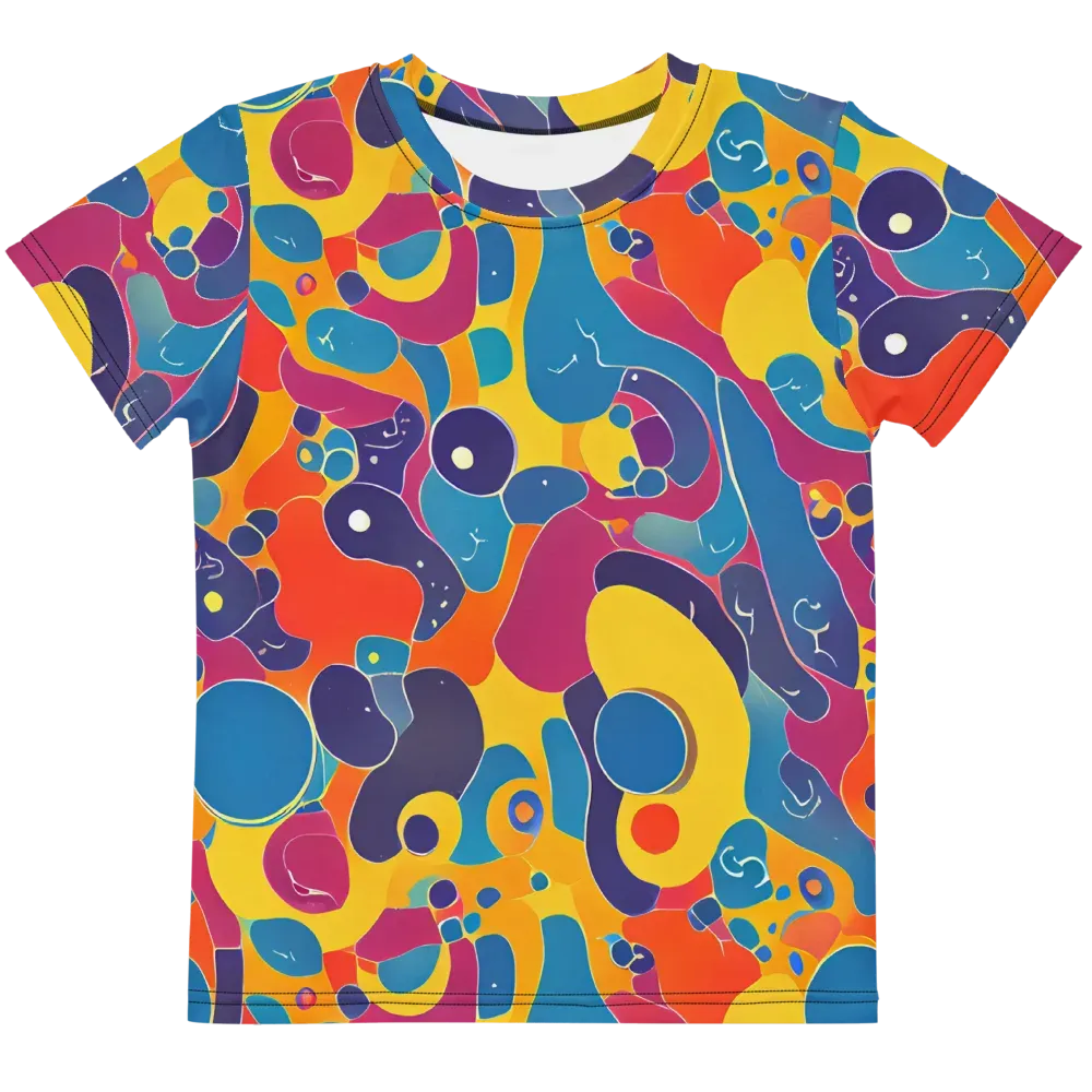 Pop Morphology on Kids Crew Neck T-Shirt — Front