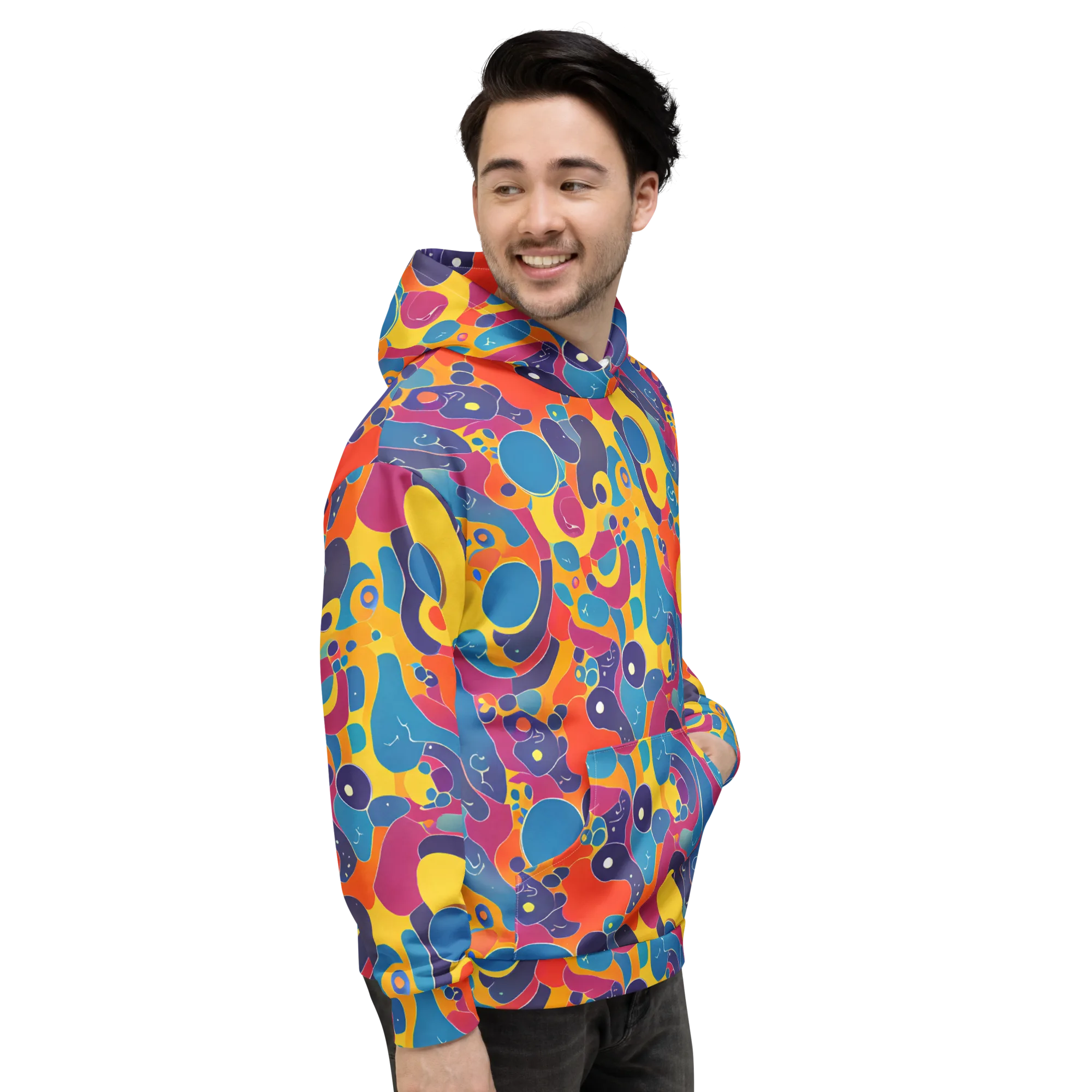 Pop Morphology on Hoodie — Right