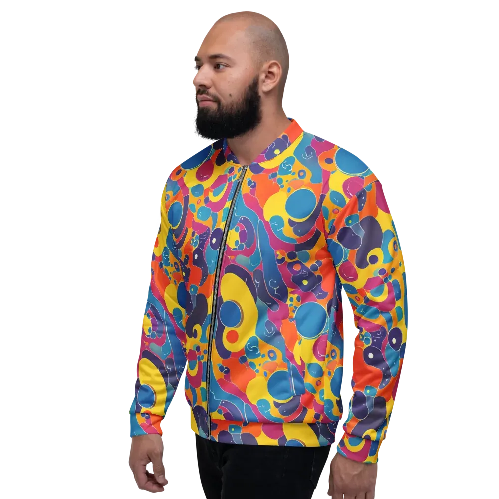 Pop Morphology on Bomber Jacket — Left