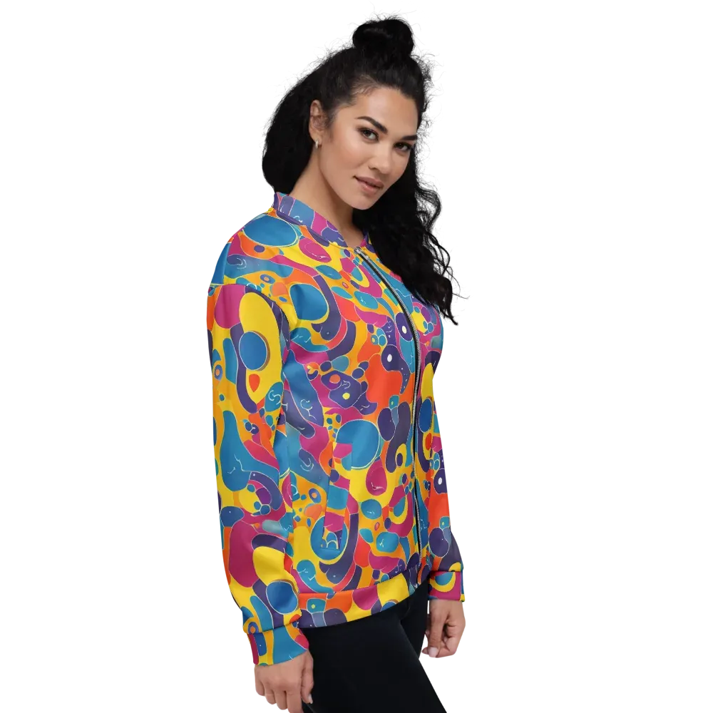 Pop Morphology on Bomber Jacket — Right