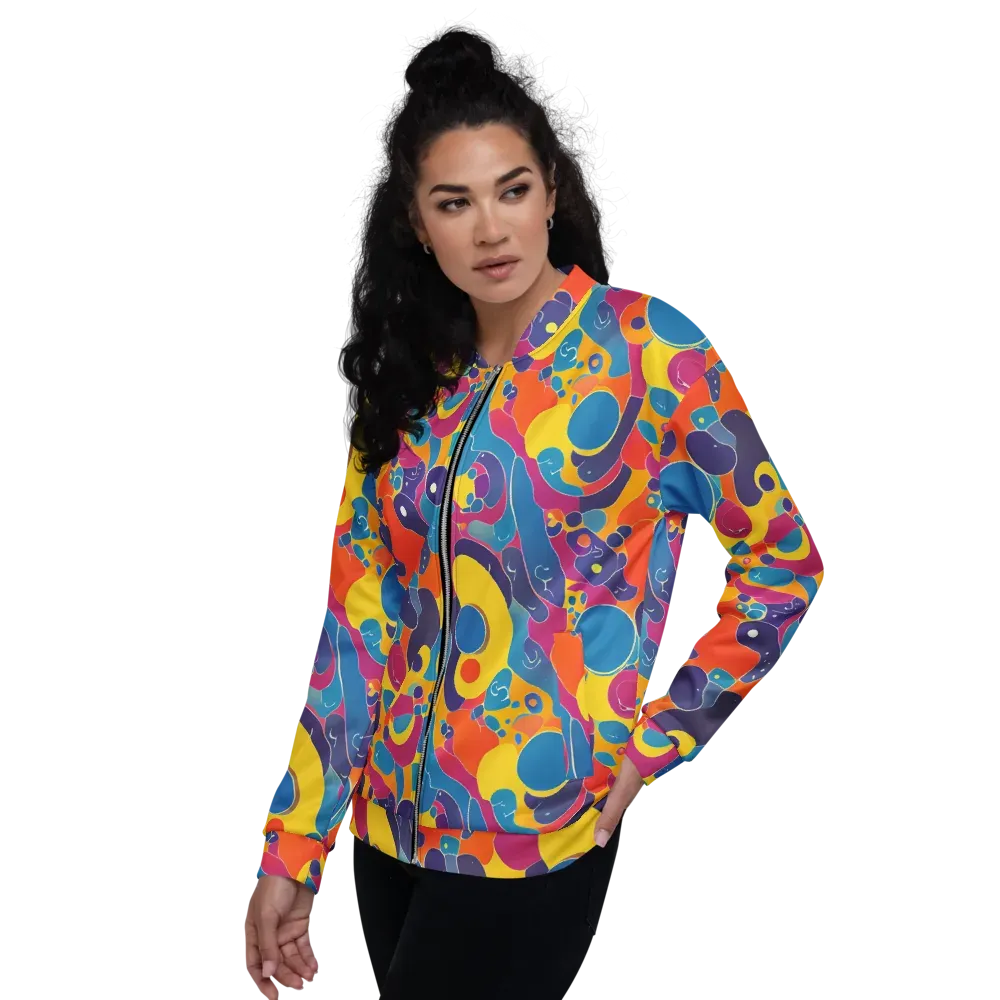 Pop Morphology on Bomber Jacket — Left