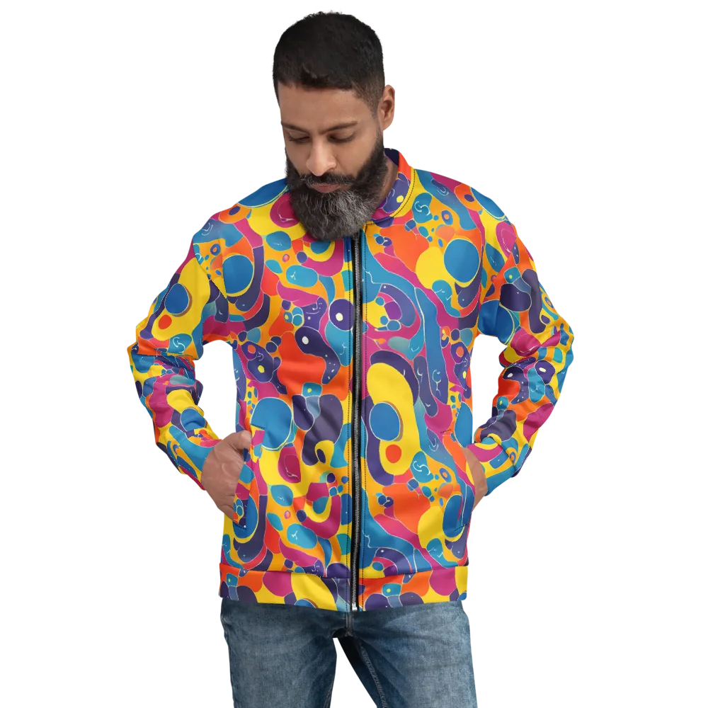Pop Morphology on Bomber Jacket — Front