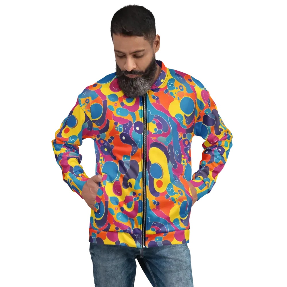 Pop Morphology on Bomber Jacket — Front