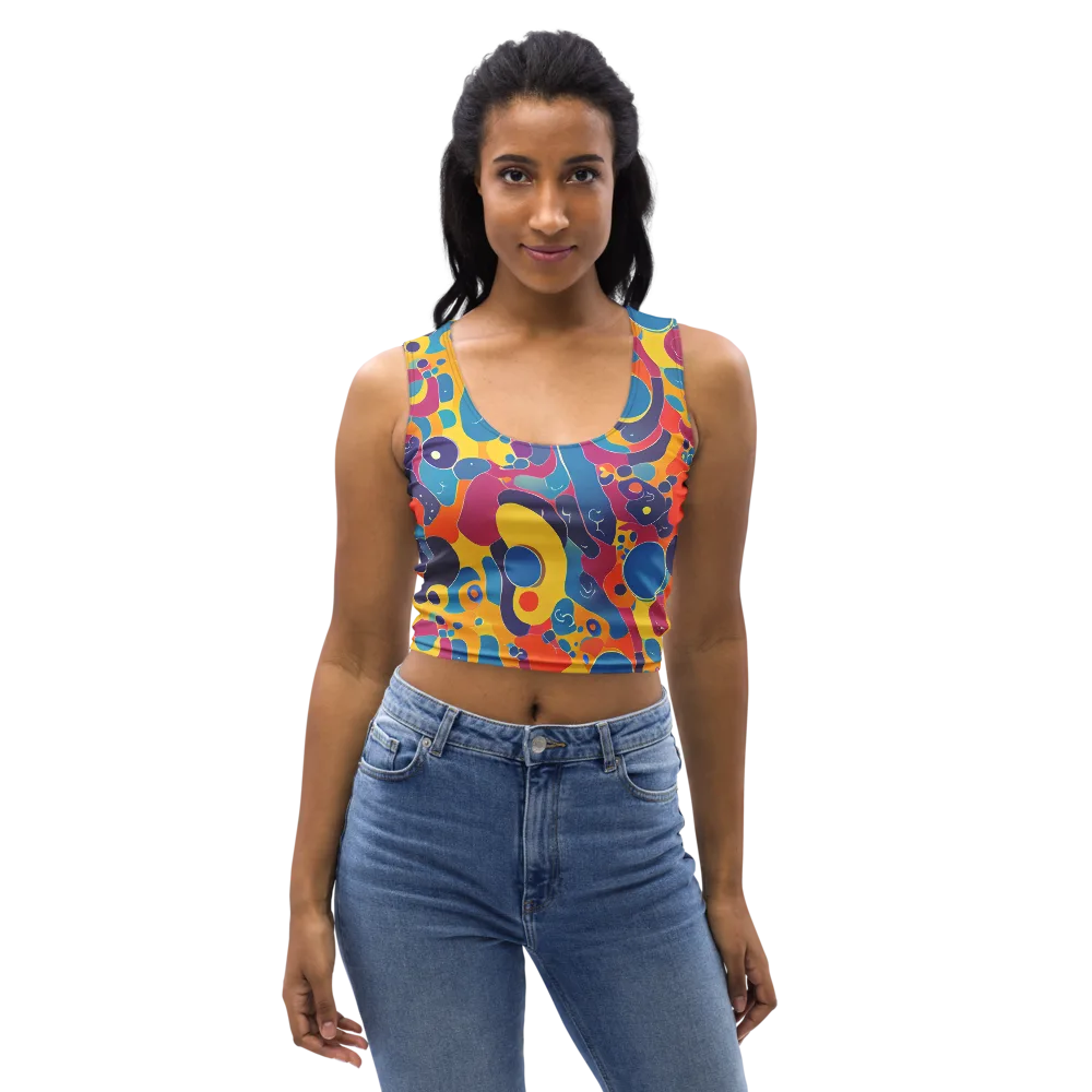 Pop Morphology on Crop Top — Front