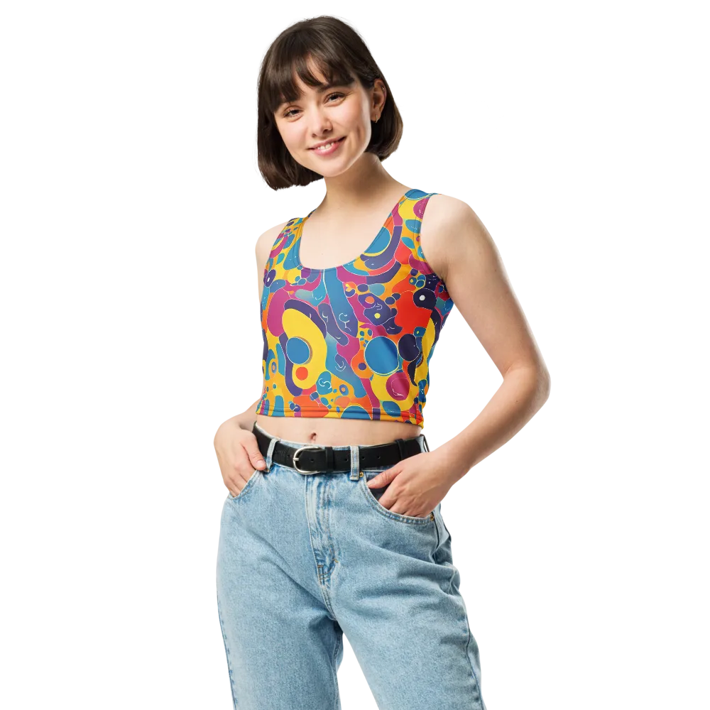 Pop Morphology on Crop Top — Front
