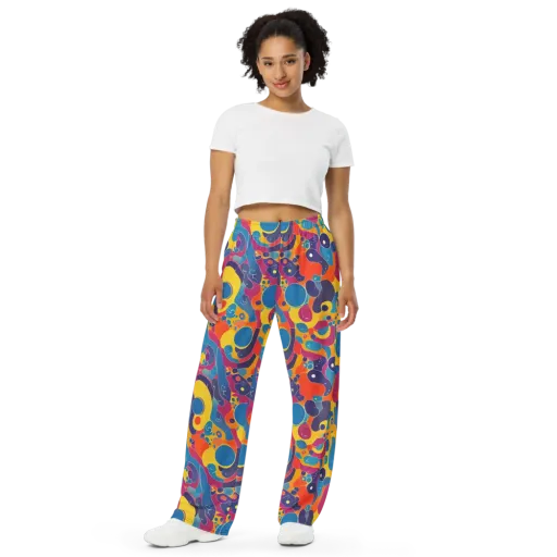 Pop Morphology on a Wide-Leg Pants