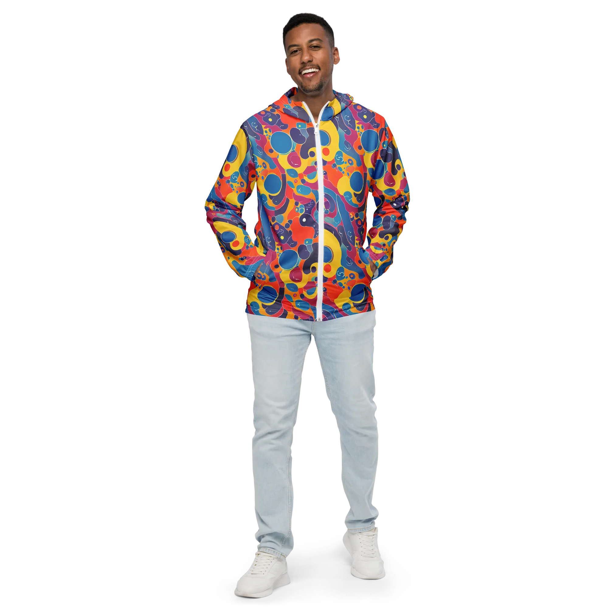 Pop Morphology on Men's Windbreaker — Front