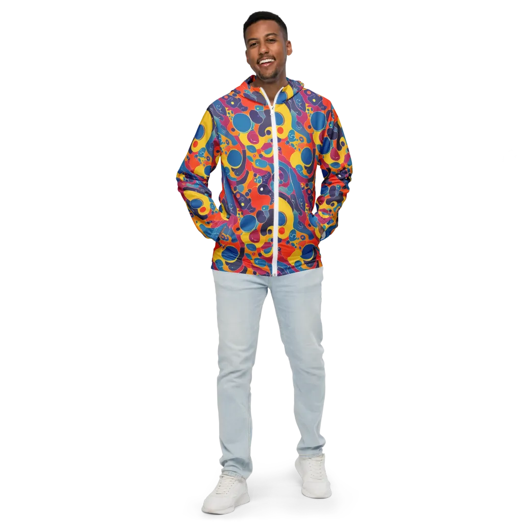 Pop Morphology on Men's Windbreaker — Front