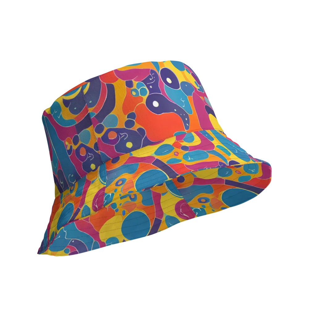 Pop Morphology on Reversible Bucket Hat — Product details Outside