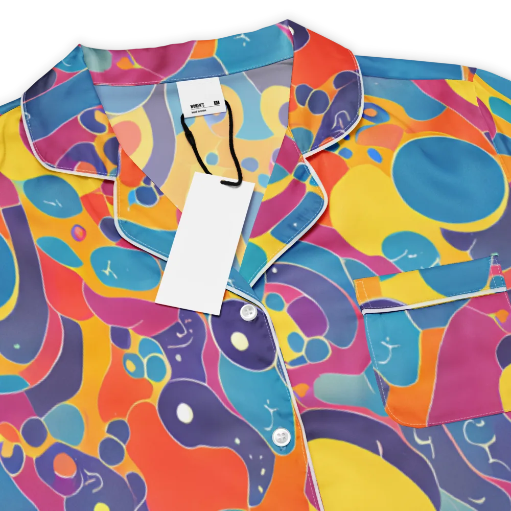 Pop Morphology on Women's Short Sleeve Pajama Top — Product details