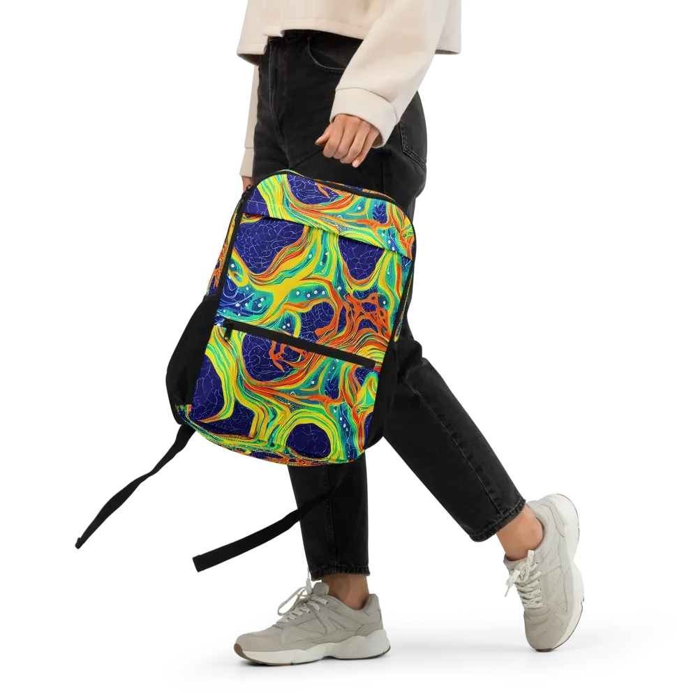Chromatic Coral on Utility Backpack — Front