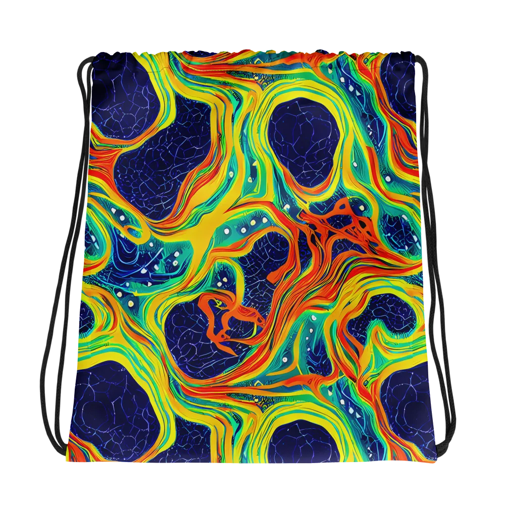 Chromatic Coral on Drawstring Bag — Photo