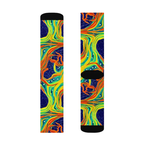 Chromatic Coral on a Socks