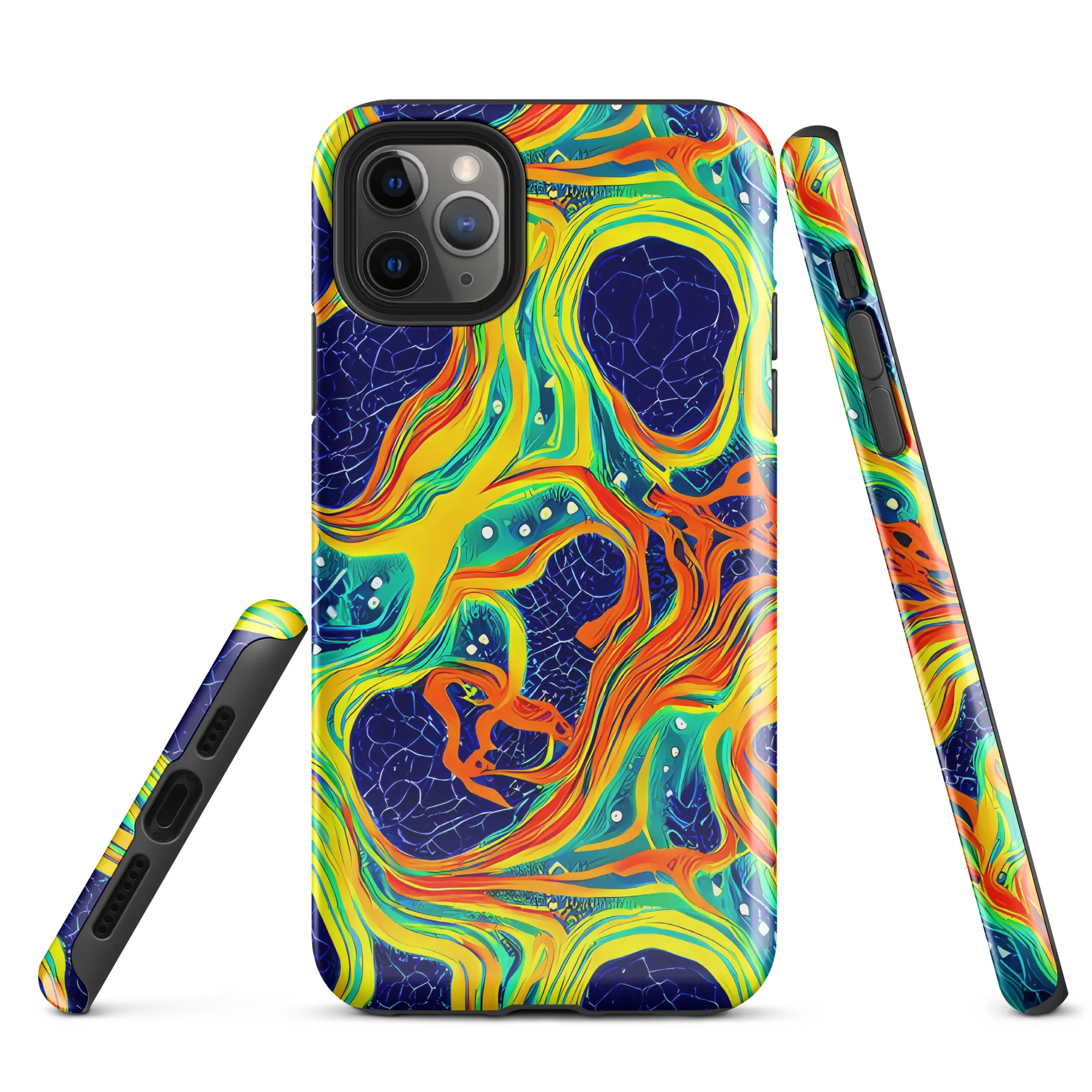 Chromatic Coral on Tough Case for iPhone® — Front