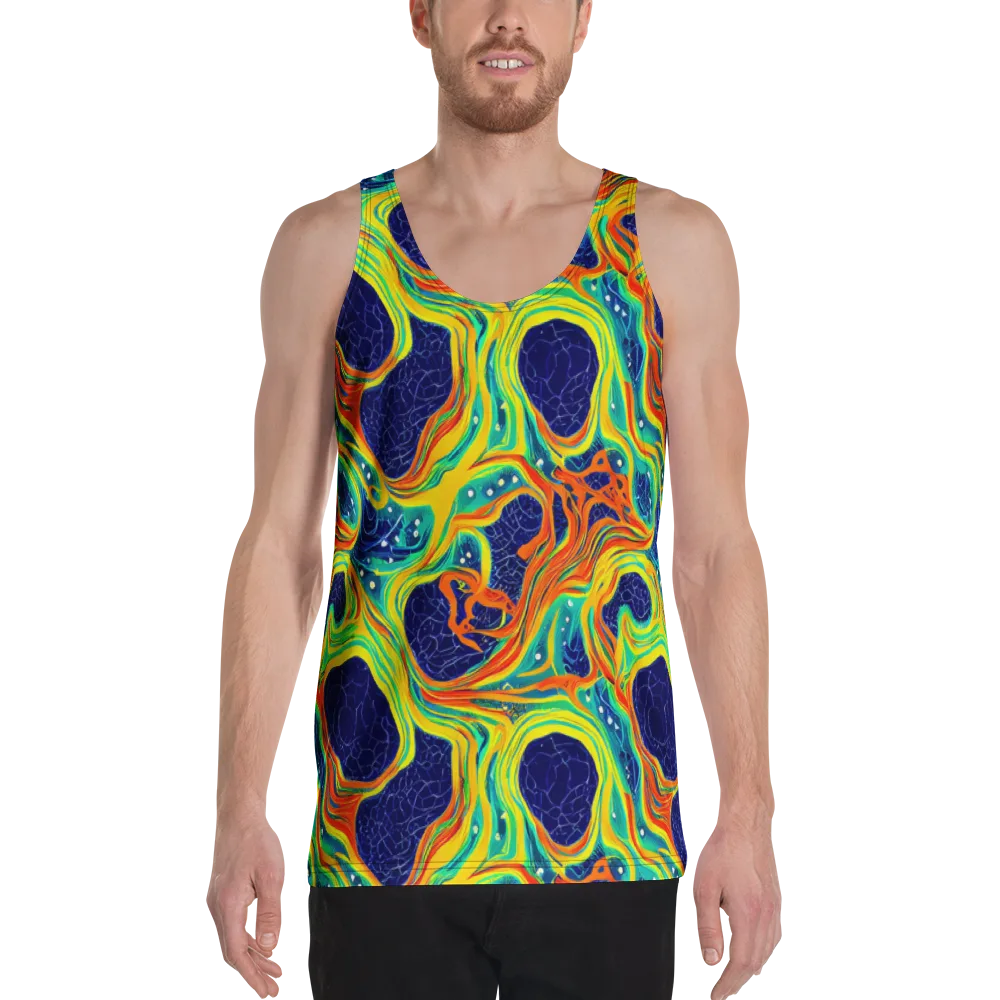 Chromatic Coral on Men's Tank Top — Front