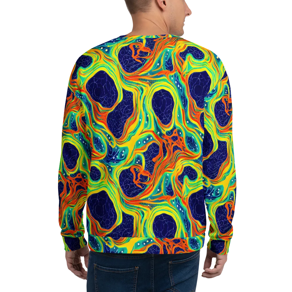Chromatic Coral on Sweatshirt — Back