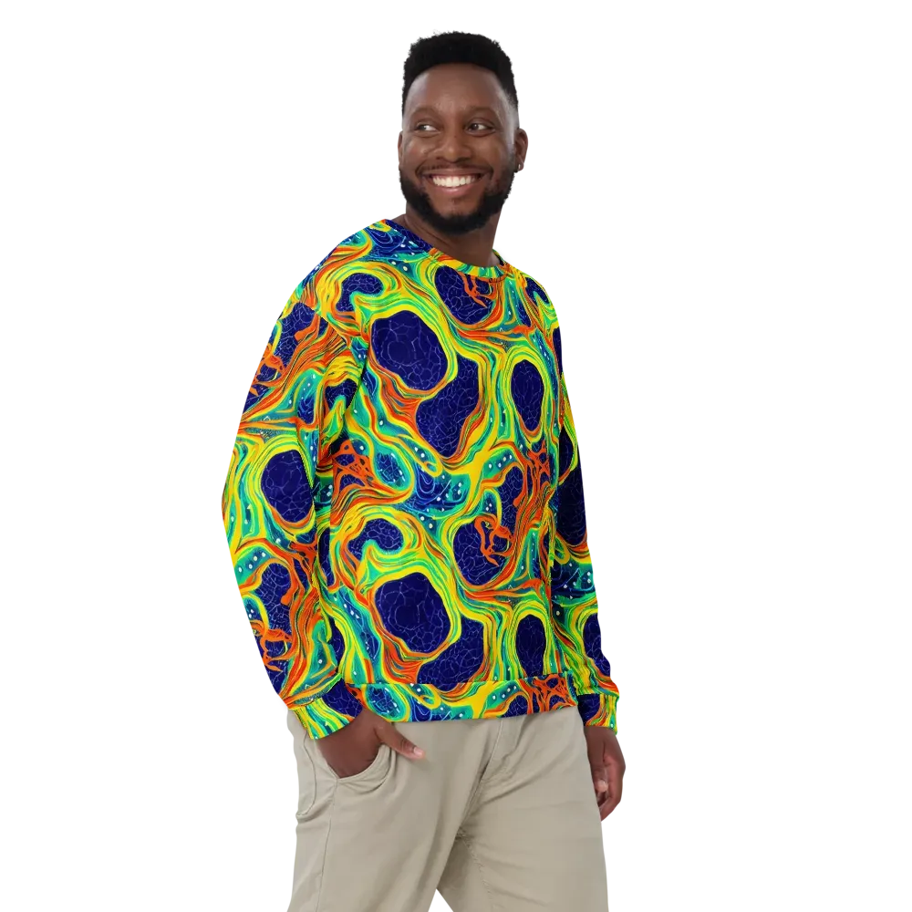 Chromatic Coral on Sweatshirt — Front