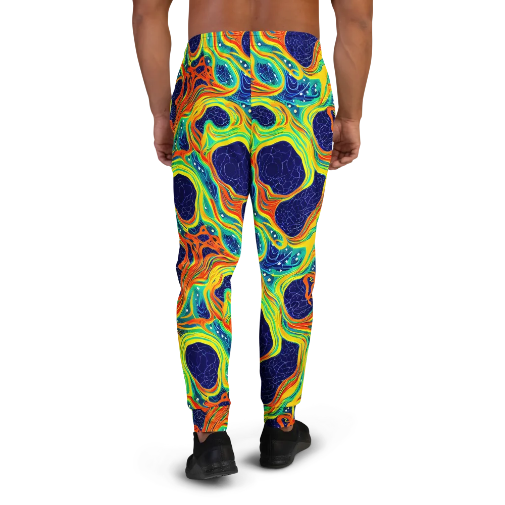 Chromatic Coral on Men's Joggers — Back