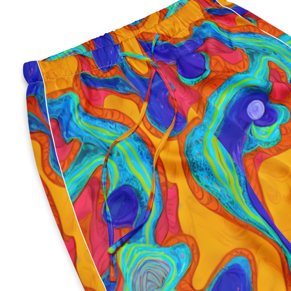 Tangerine Vortex on Women's Pajama Pants — Product details