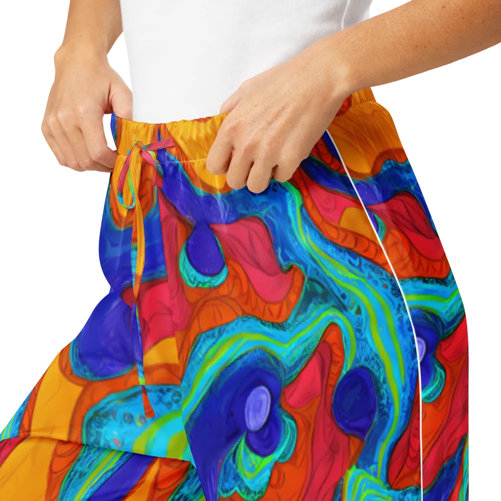 Tangerine Vortex on Women's Pajama Pants — Product details