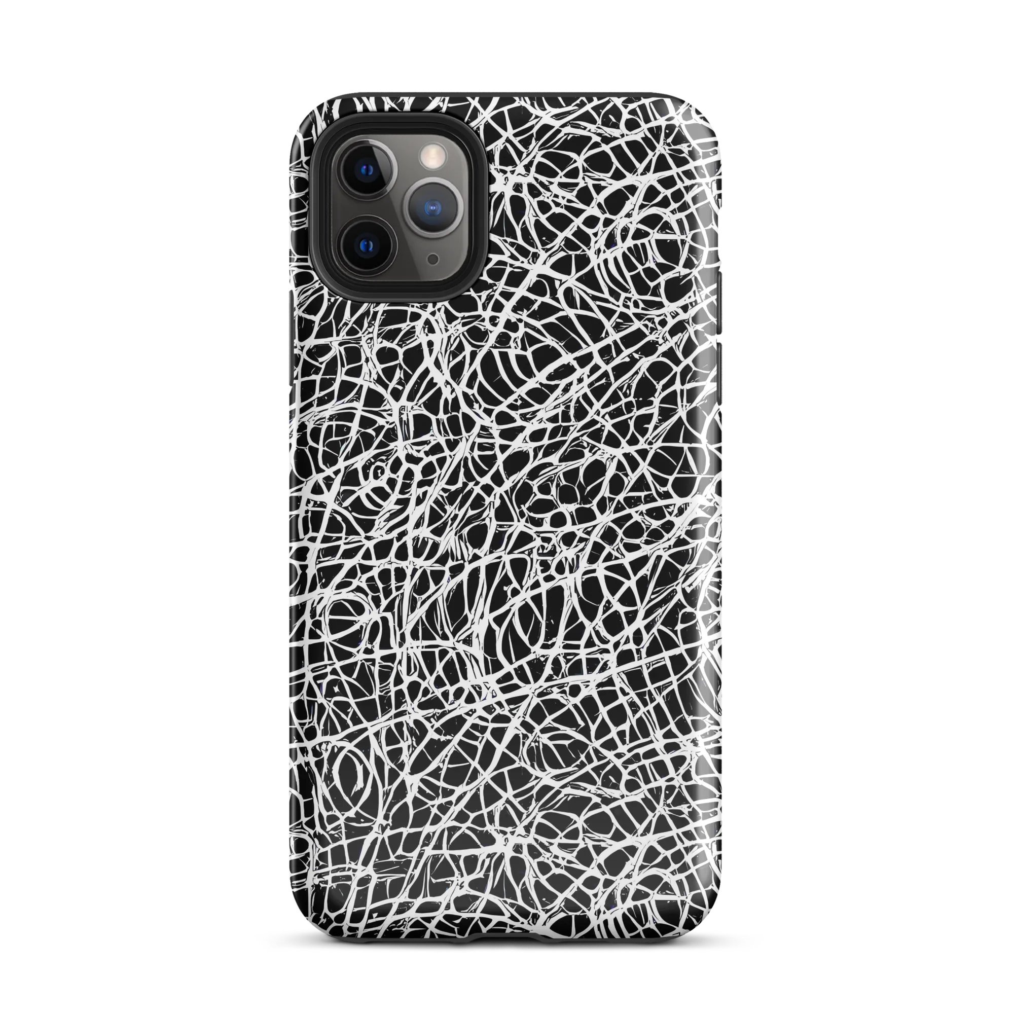 Midnight Scribble on Tough Case for iPhone® — Front