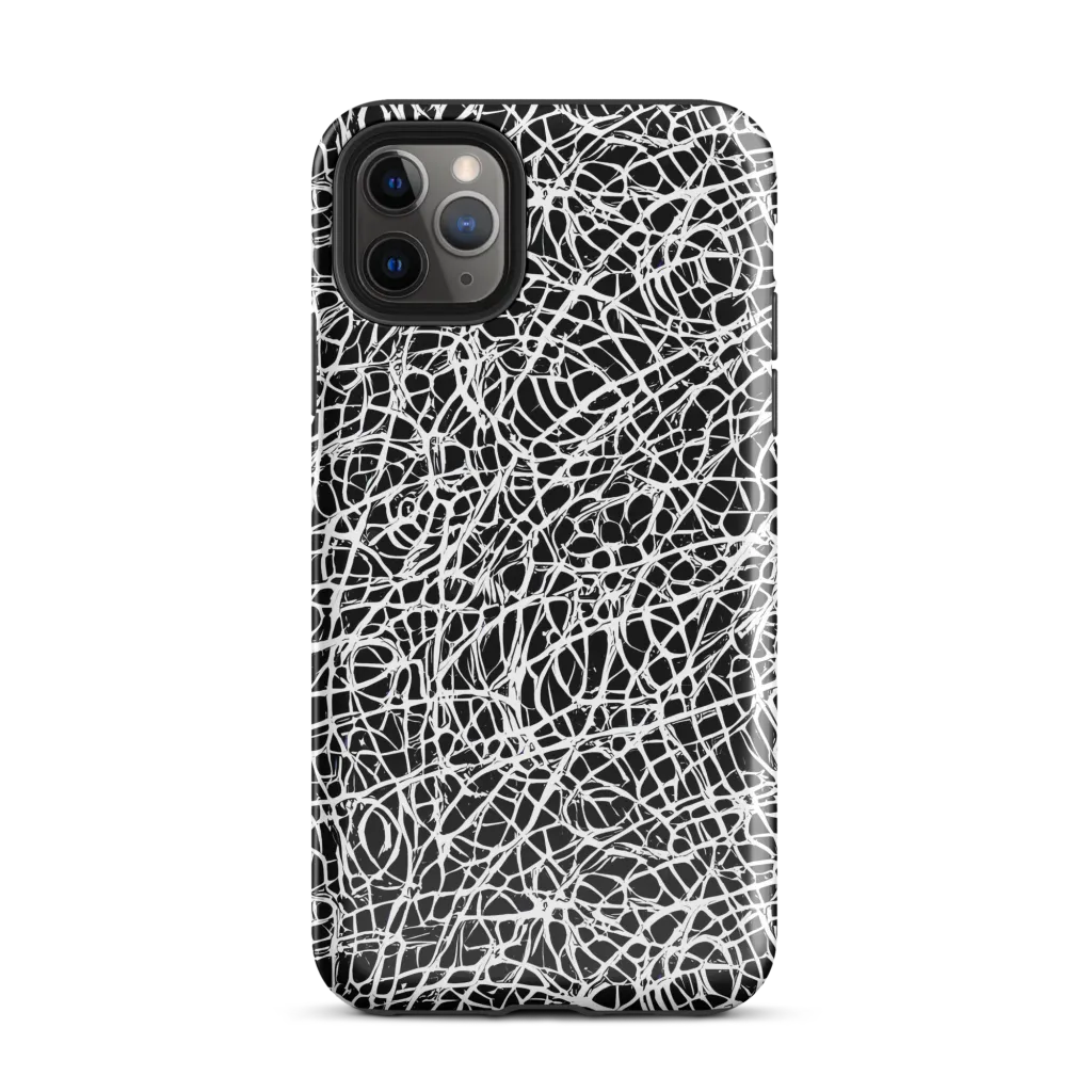 Midnight Scribble on Tough Case for iPhone® — Front