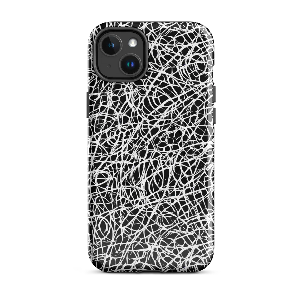 Midnight Scribble on MagSafe Tough Case for iPhone® — Front