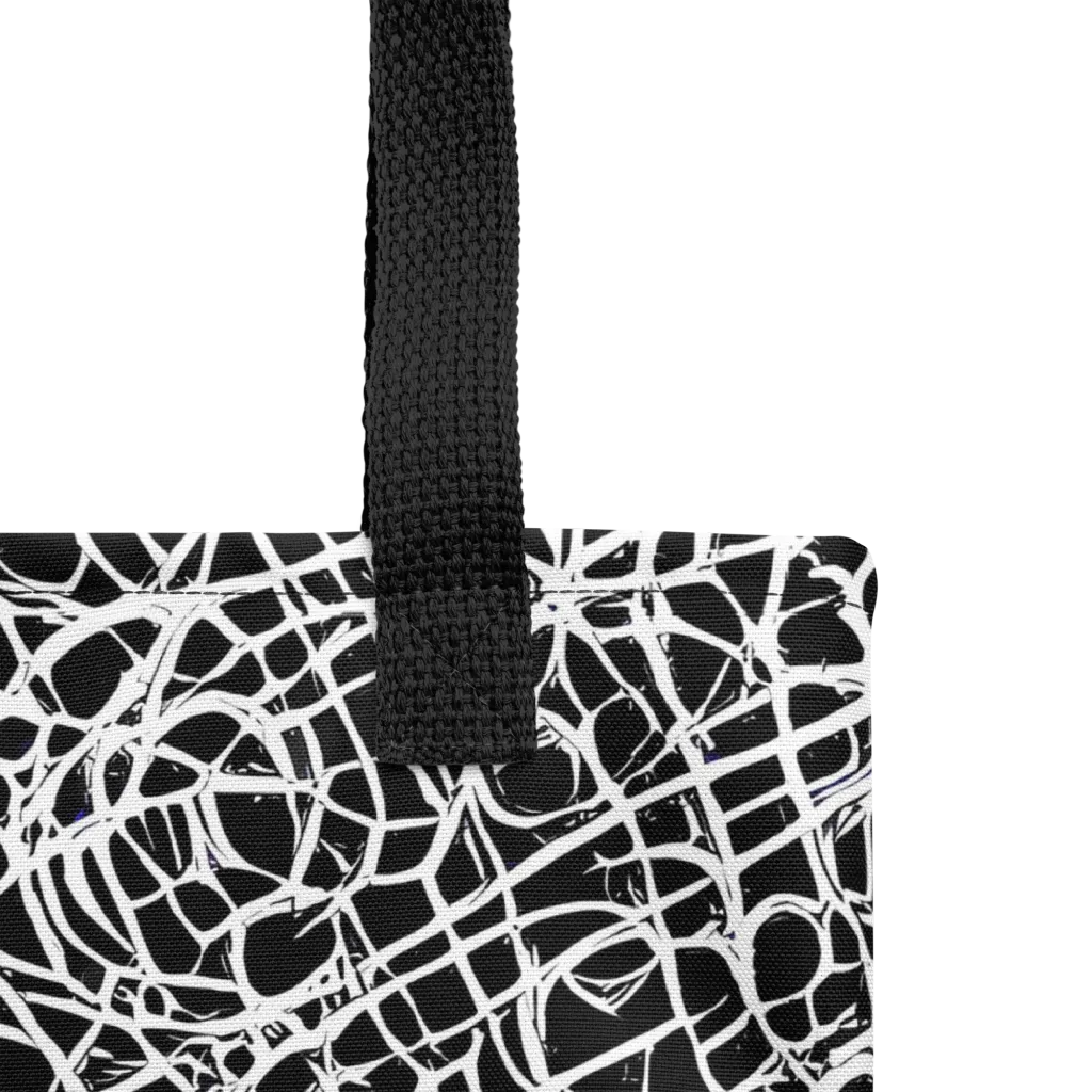 Midnight Scribble on Tote Bag — Product details