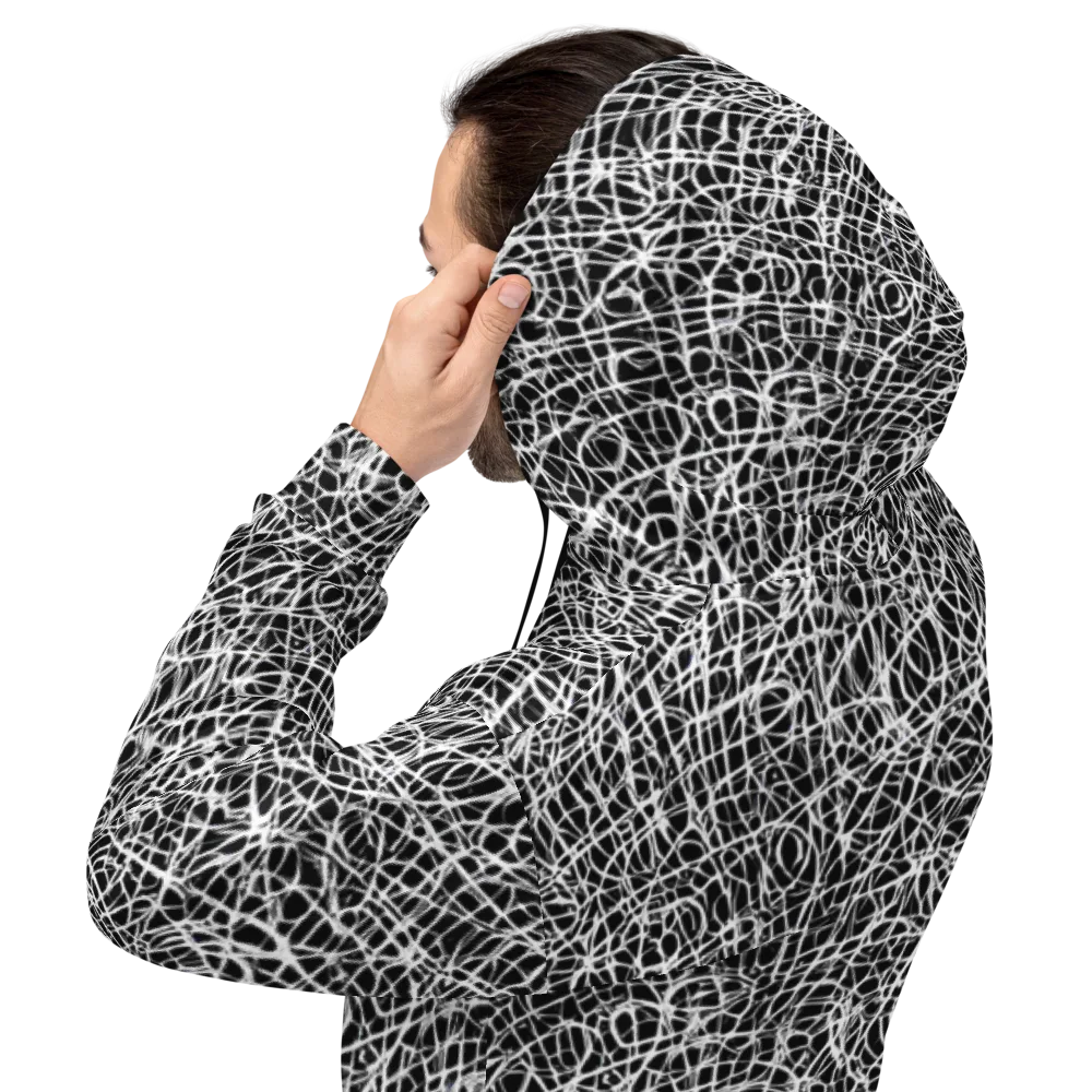 Midnight Scribble on Hoodie — Back