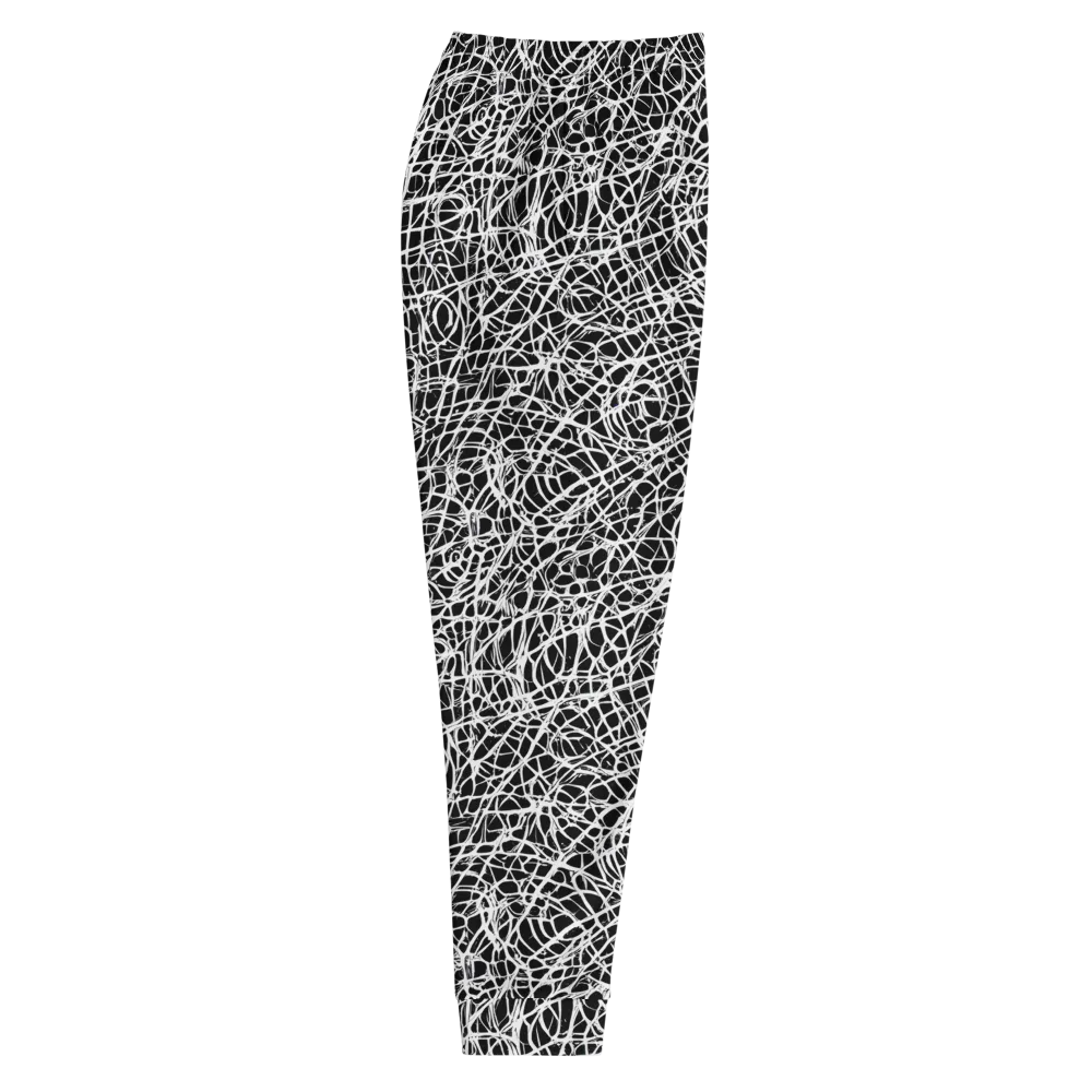 Midnight Scribble on Men's Joggers — Right