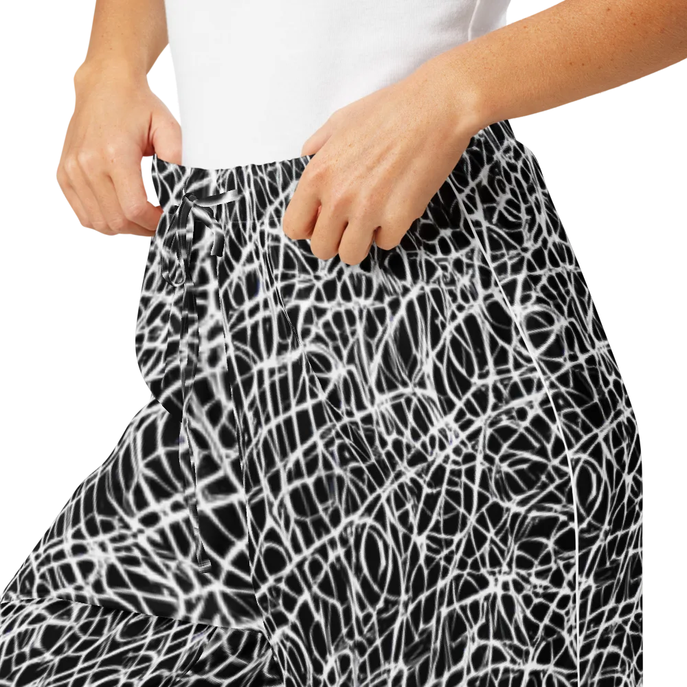 Midnight Scribble on Women's Pajama Pants — Product details