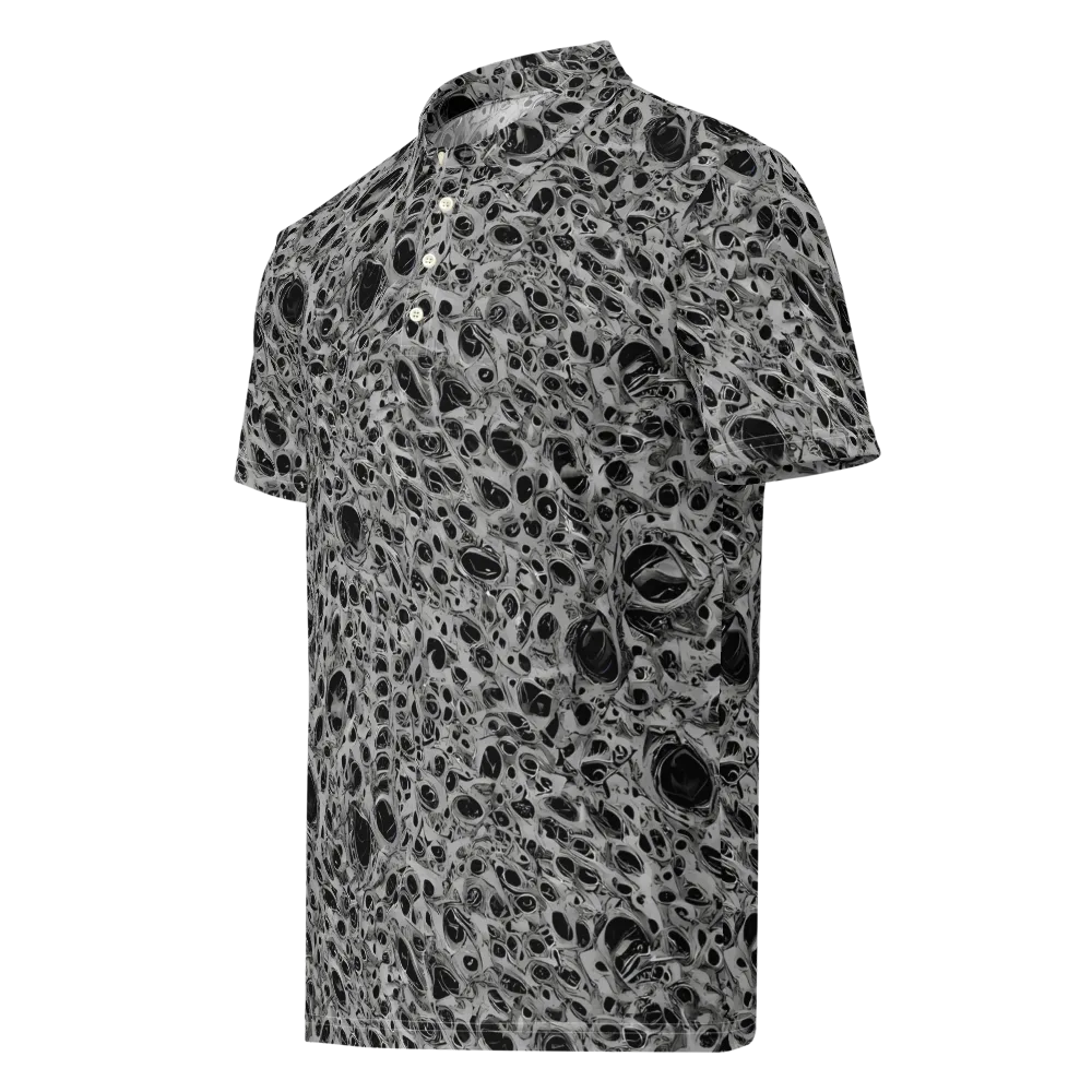 Black Matter on Men's Slim Fit Polo Shirt — Left Front