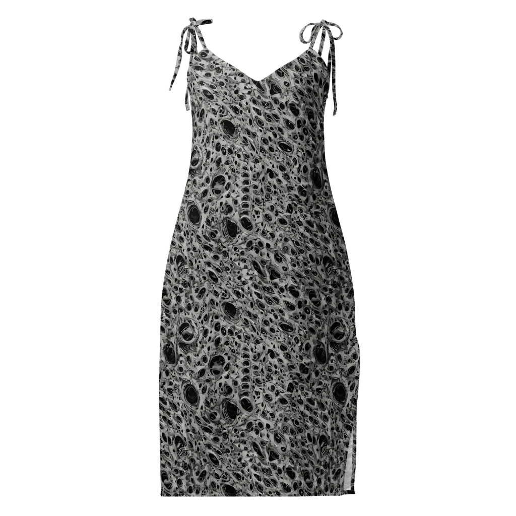 Black Matter on Slip Dress — Front