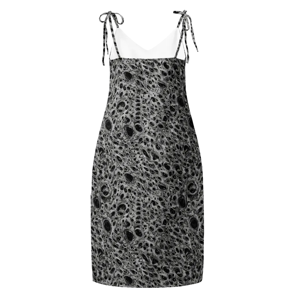 Black Matter on Slip Dress — Back