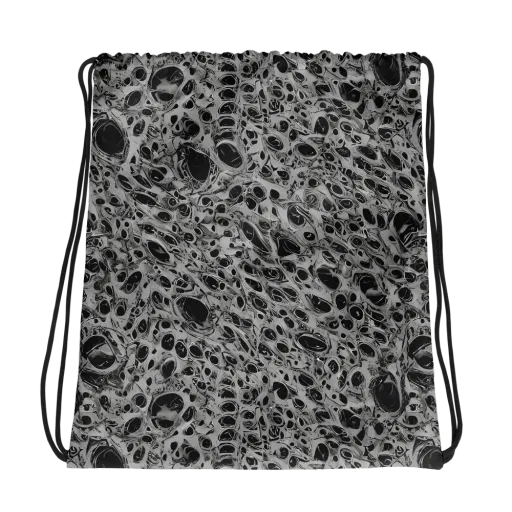Black Matter on a Drawstring Bag