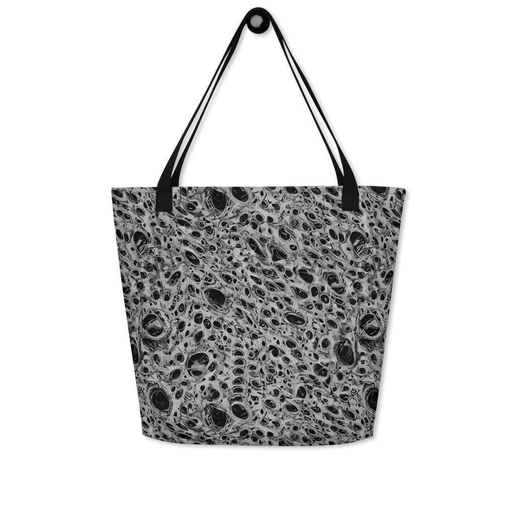 Black Matter on Large Tote Bag W/ Pocket — Front