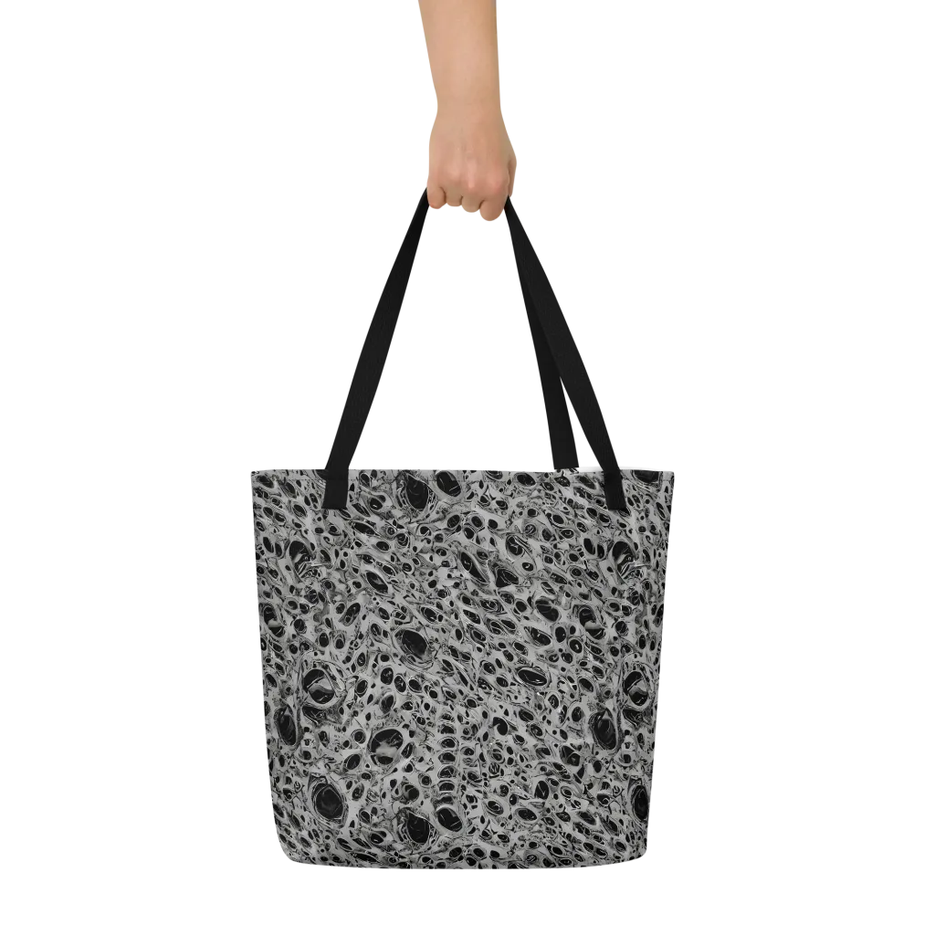 Black Matter on Large Tote Bag W/ Pocket — Front